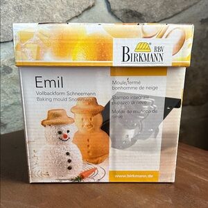 Birkman Snowman Baking Cake Mold